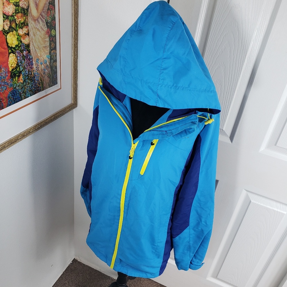 Electric Blue Erke Windbreaker Jacket sz 2XL